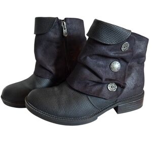 Blowfish Vynn Ankle Boots Black Size-6